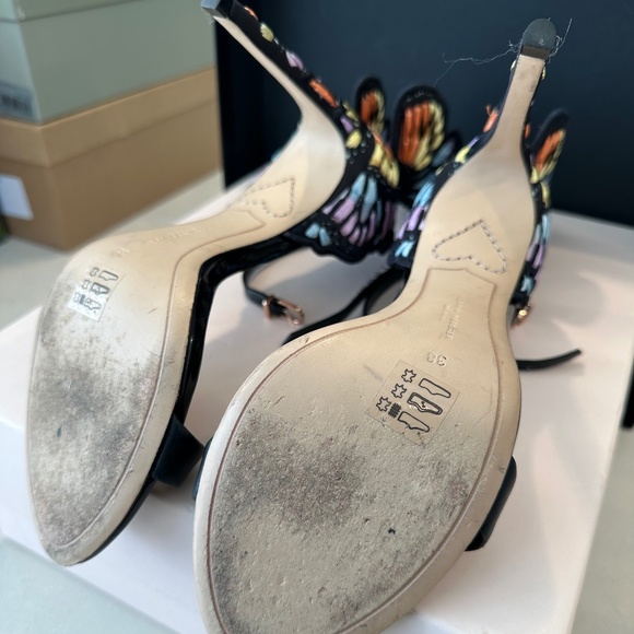 Sophia Webster Multi Color Butterfly heel - Picture 9 of 12